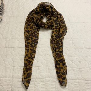 Sheer Leopard Decorative Scart